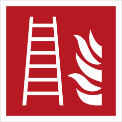 Brannstige - Brannskilt ISO 7010 F003