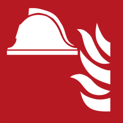 Brannutstyr - Brannskilt ISO 7010 F004