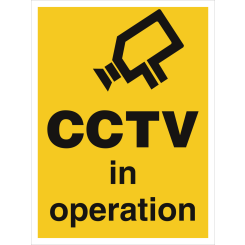 CCTV in operation - IMO ISPN sign
