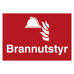 Brannutstyr - Brannskilt ISO 7010 F004