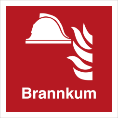 Brannkum - Brannskilt ISO 7010 F007