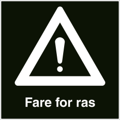 Fare for ras - Refleks alu-sandwichplate - 500 x 500 mm