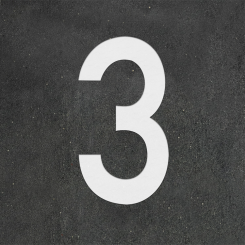 PREMARK Tall 3 - Termoplastisk vegmerking
