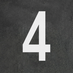 PREMARK Tall 4 - Termoplastisk vegmerking