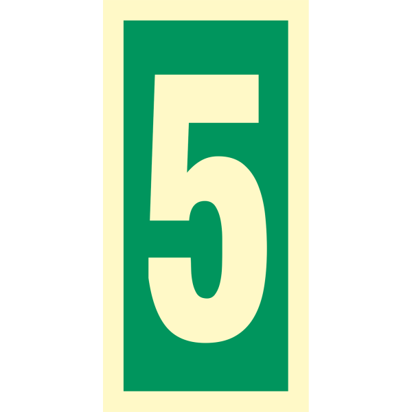 Number 5 - IMO Direction sign - IMPA 334205