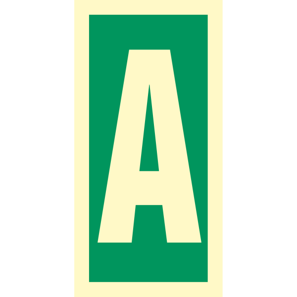 Character A - IMO Direction sign - IMPA 334210
