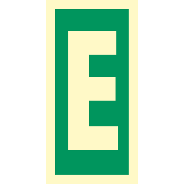 Character E - IMO Direction sign - IMPA 334214