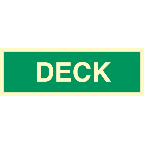 Deck - IMO Direction sign