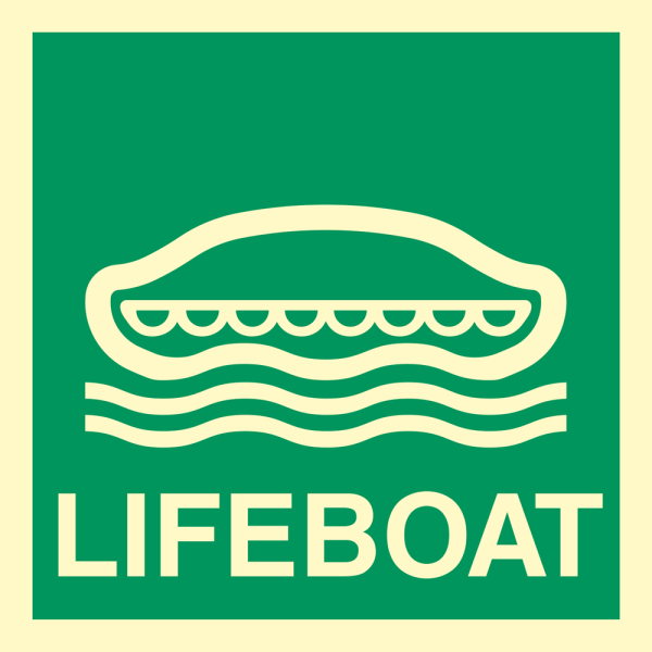 Lifeboat - IMO Direction sign - IMPA 334123