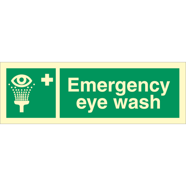Emergency eye wash - IMO Emergency sign - IMPA 334177