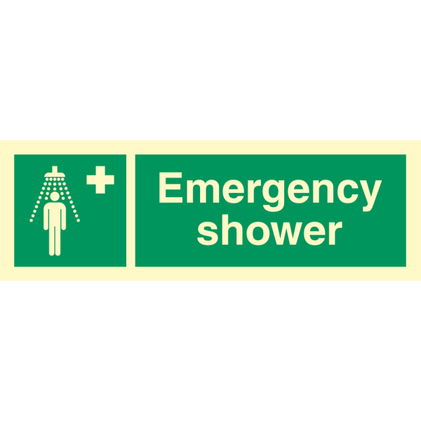 Emergency shower - IMO Emergency sign - IMPA 334176