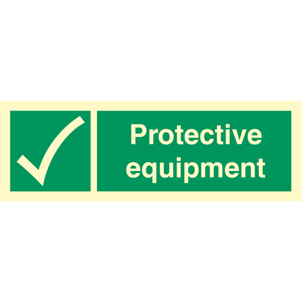 Protective equipment - IMO Emergency sign - IMPA 334174