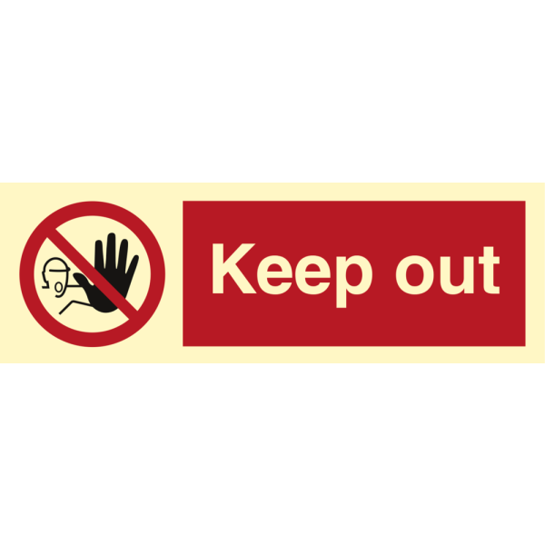 Keep out - IMO Prohibition sign - IMPA 338559