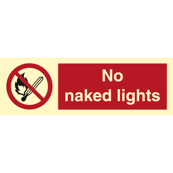 No naked lights - IMO Prohibition sign - IMPA 338536