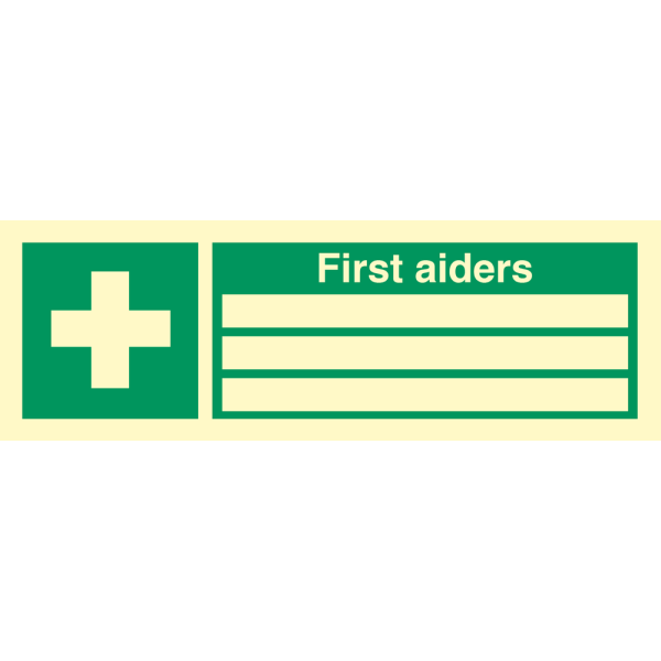 First aiders - IMO Emergency sign - IMPA 334193