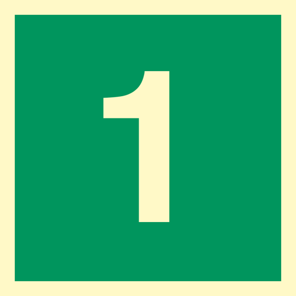 Number 1 - IMO sign