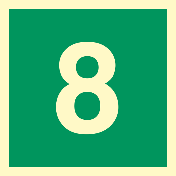 Number 8 - IMO sign