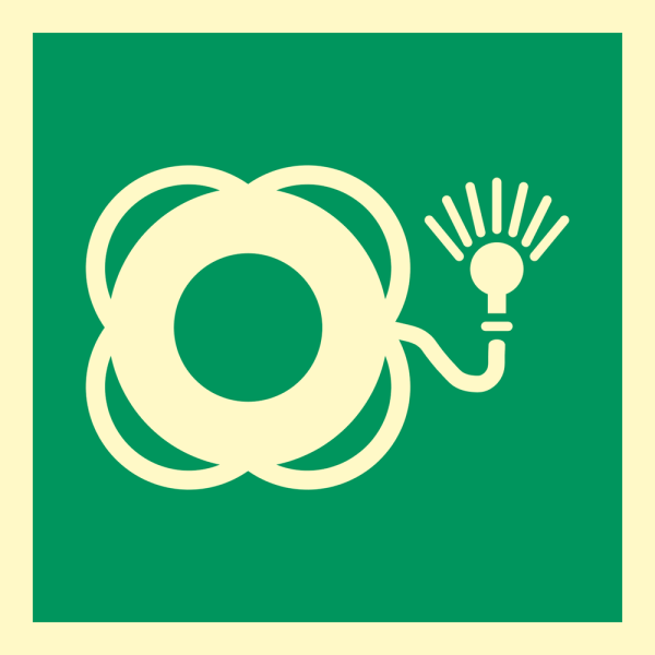 IMO sign- Lifebuoy with light 