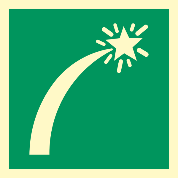 IMO sign- Survival craft distress signal 