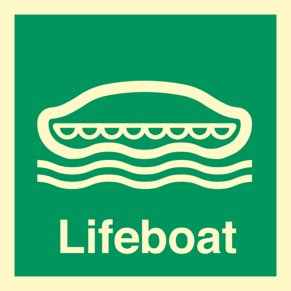 IMO sign- Lifeboat 
