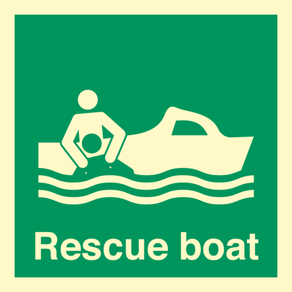 Rescue boat - IMO sign - IMPA 334101