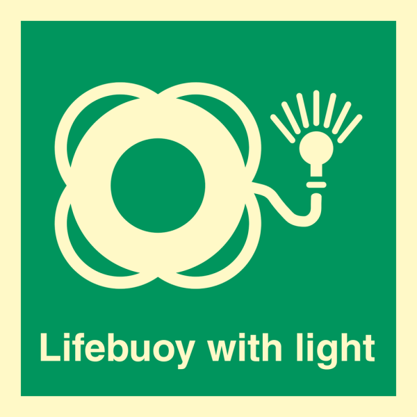IMO sign- Lifebuoy with light 