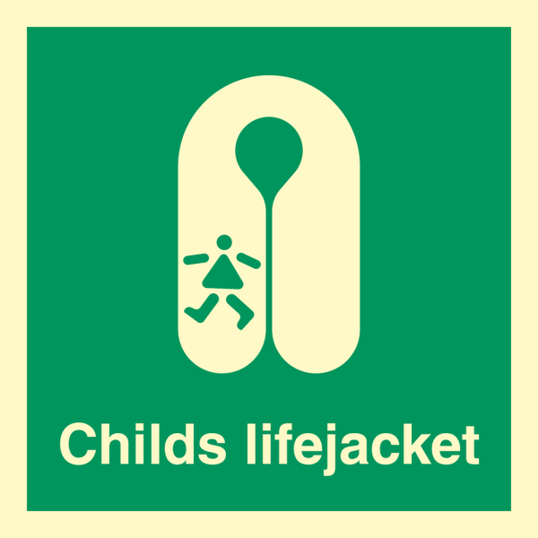Childs lifejacket - IMO sign - IMPA 334111