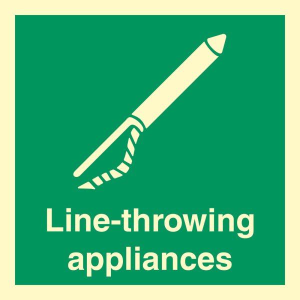 Line-throwing appliance - IMO sign - IMPA 334118
