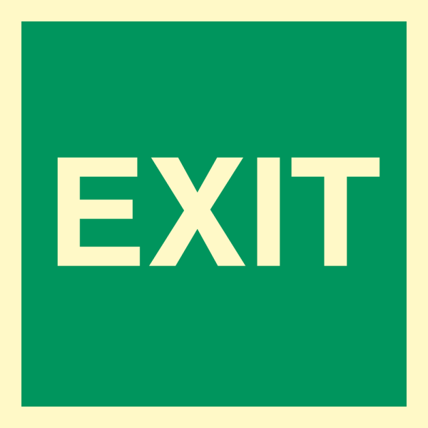 EXIT - IMO sign - IMPA 334425