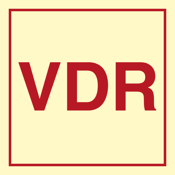 VDR - IMO sign