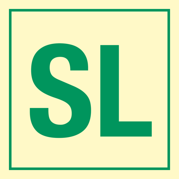 Safety Locker Symbol - IMO sign - IMPA 334133