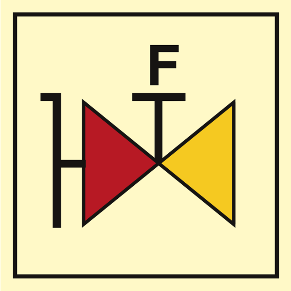 Fire hydrant Foam - IMO Fire Control sign