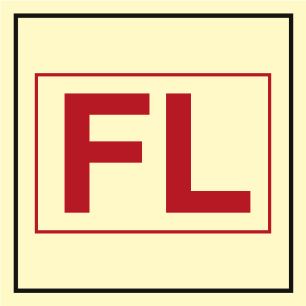 Fire locker - IMO Fire Control sign - IMPA 336858