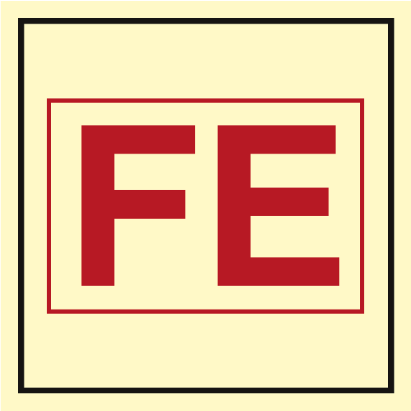 Locker with firemans outfit - IMO Fire Control sign - IMPA 336067