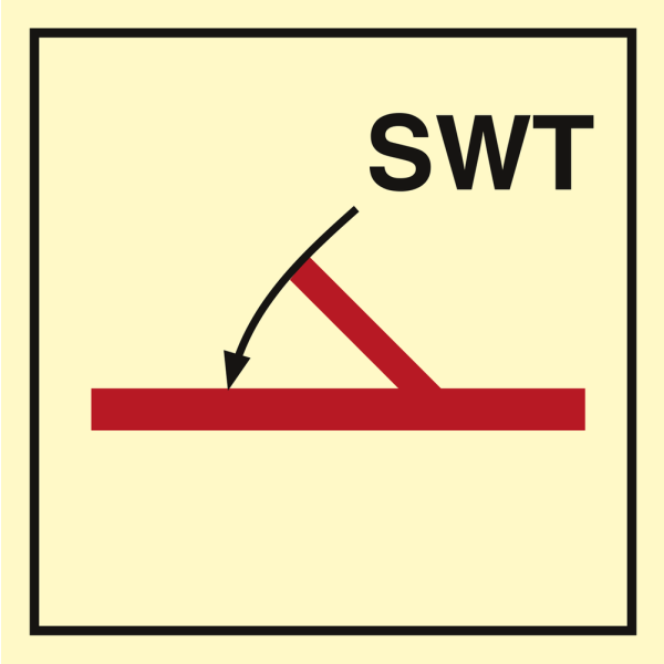 A class self closing semi-watertight fire door - IMO Fire Control sign - IMPA 336762