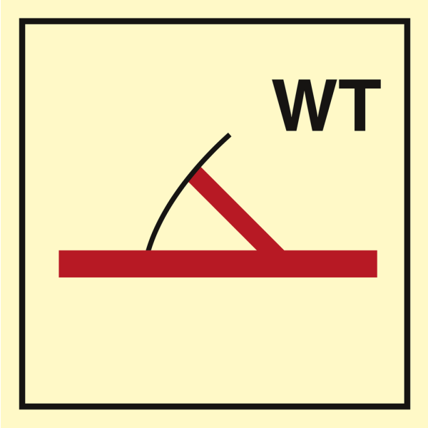 A class watertight fire door - IMO Fire Control sign - IMPA 336755