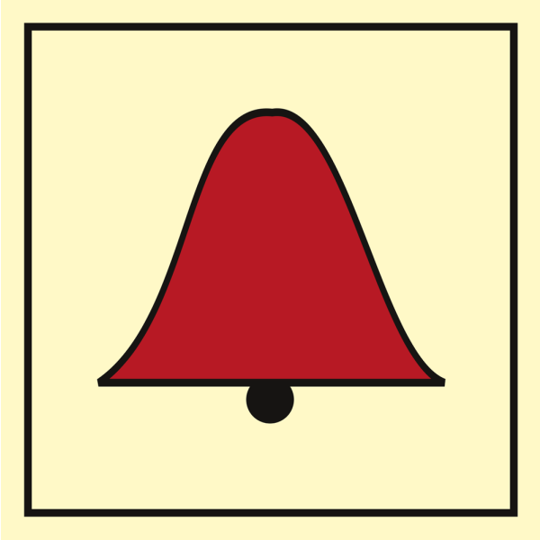 Ships bell - IMO Fire Control sign