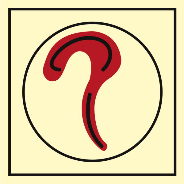 Smoke detector - IMO Fire Control sign - IMPA 336056