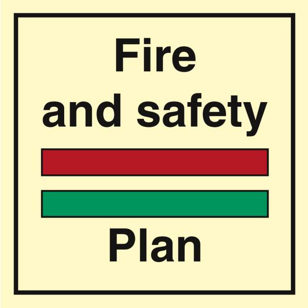 Fire and safety plan - IMO Fire Control sign
