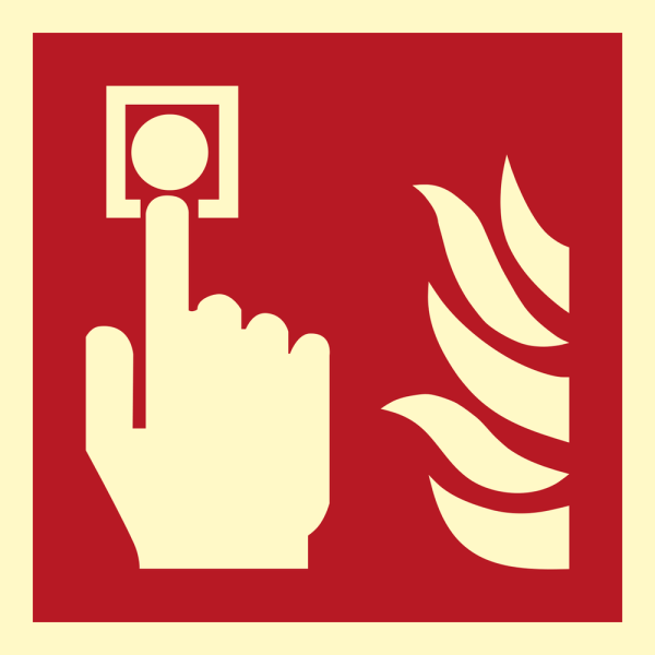 Fire alarm - IMO Fire sign - IMPA 336101