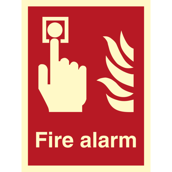Fire alarm - IMO Fire sign - IMPA 336121