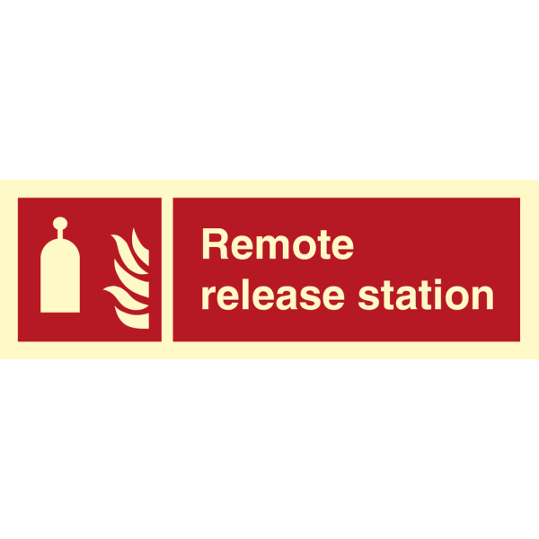 Fire sign- Remote release station