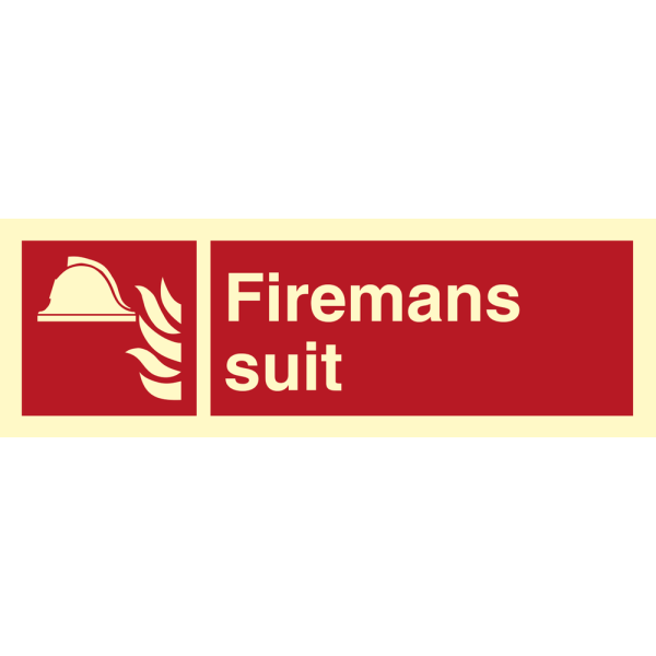 Firemans suit - IMO Fire sign