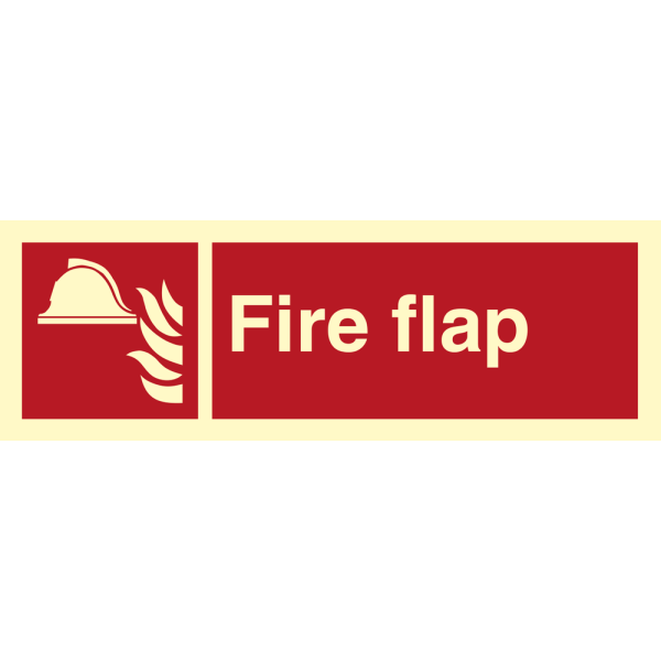 Fire flap - IMO Fire sign - IMPA 336160