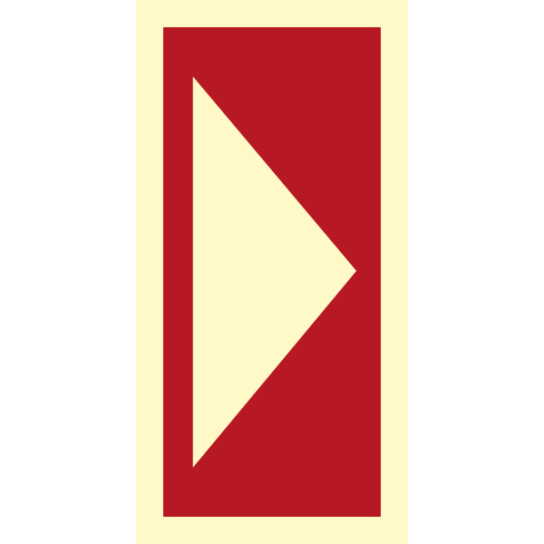 Arrow direction - IMO Fire sign