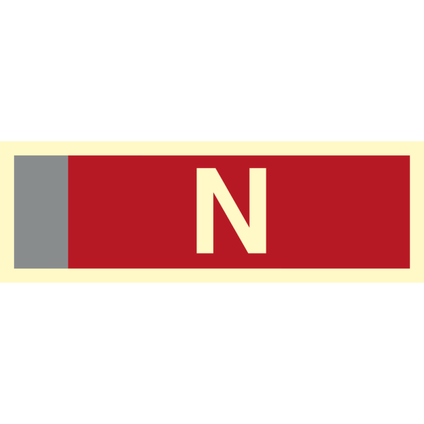 Supplementary sign Nitrogen - IMO Fire sign
