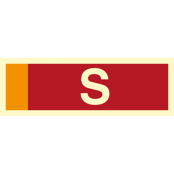 Fire sign- Supplementary sign S