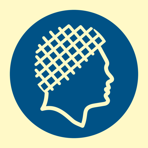 Hair covering must be worn - IMO Mandatory sign