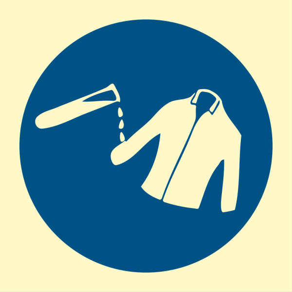 Chemical Suit - IMO Mandatory sign