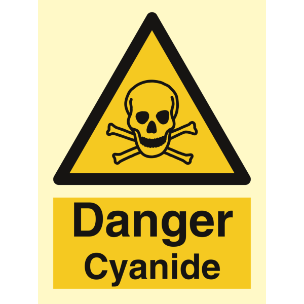 Danger Cyanide - IMO Hazard & Warning sign - IMPA 337586